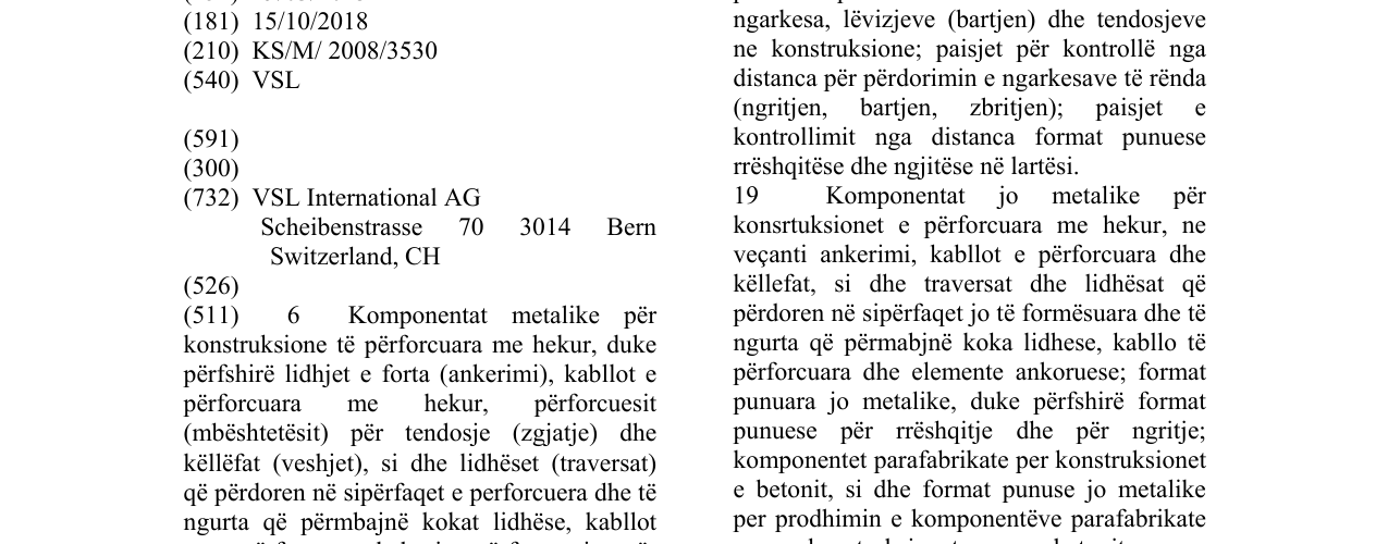 Zëri i markës VSL në buletin