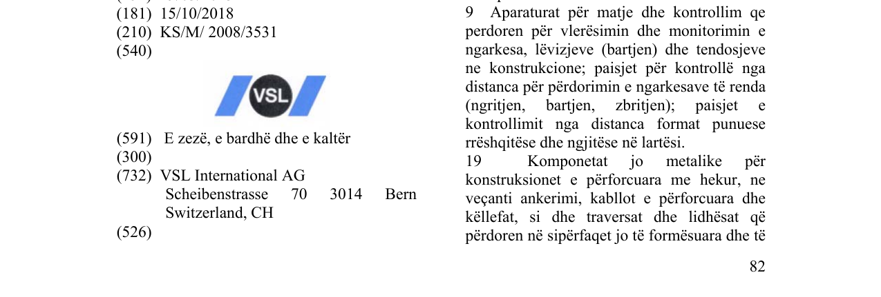 Zëri i markës VSL në buletin
