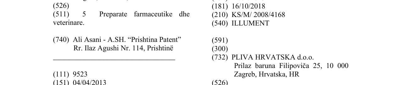 Zëri i markës ILLUMENT në buletin
