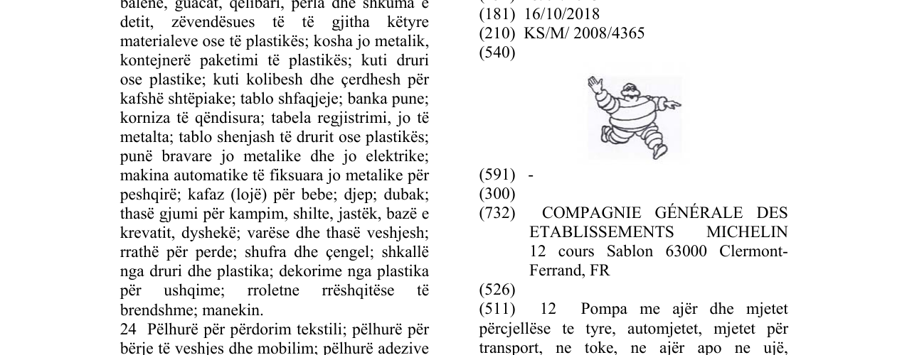 Zëri i markës Markë figurative në buletin