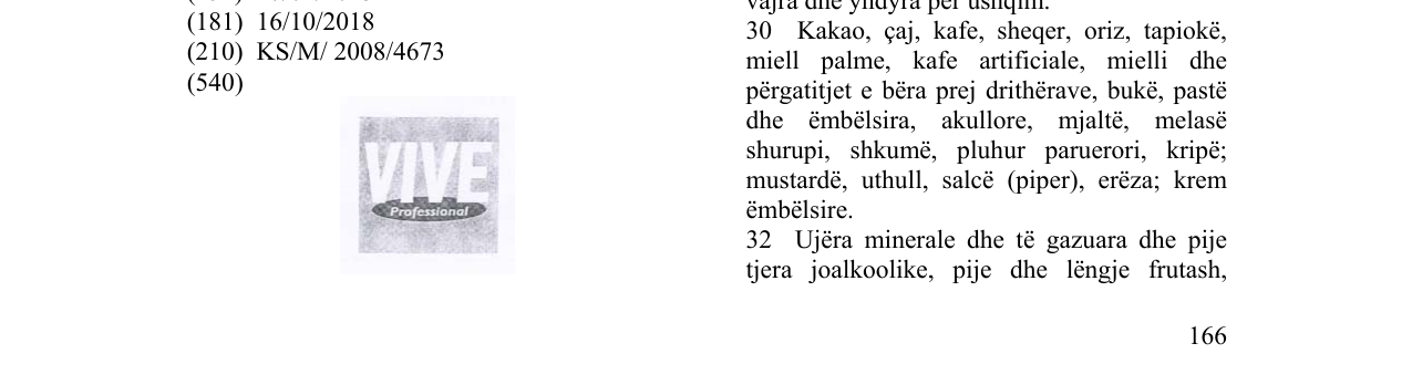 Zëri i markës Markë figurative në buletin