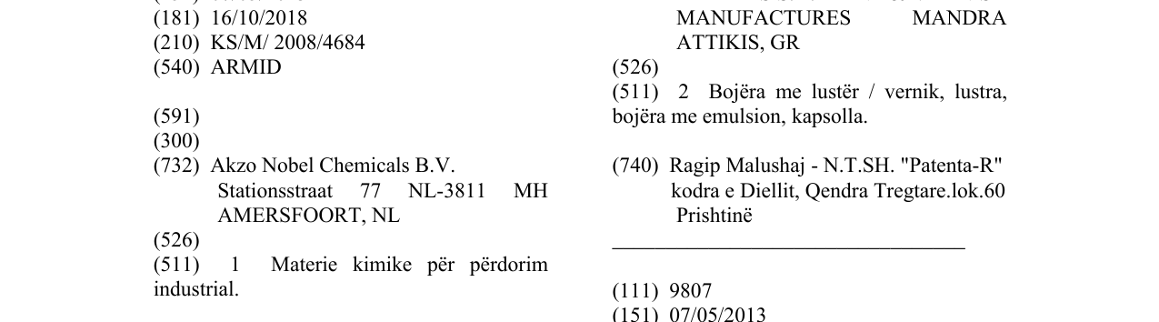 Zëri i markës ARMID në buletin