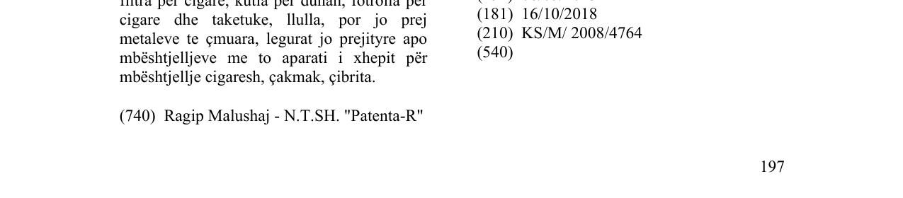 Zëri i markës Marlboro në buletin