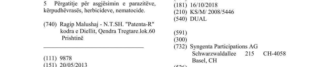 Zëri i markës DUAL në buletin