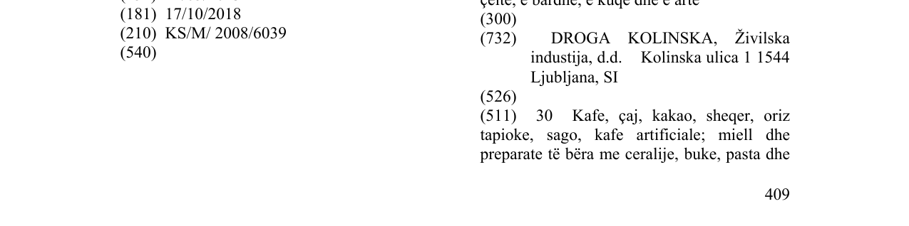 Zëri i markës AROMA në buletin