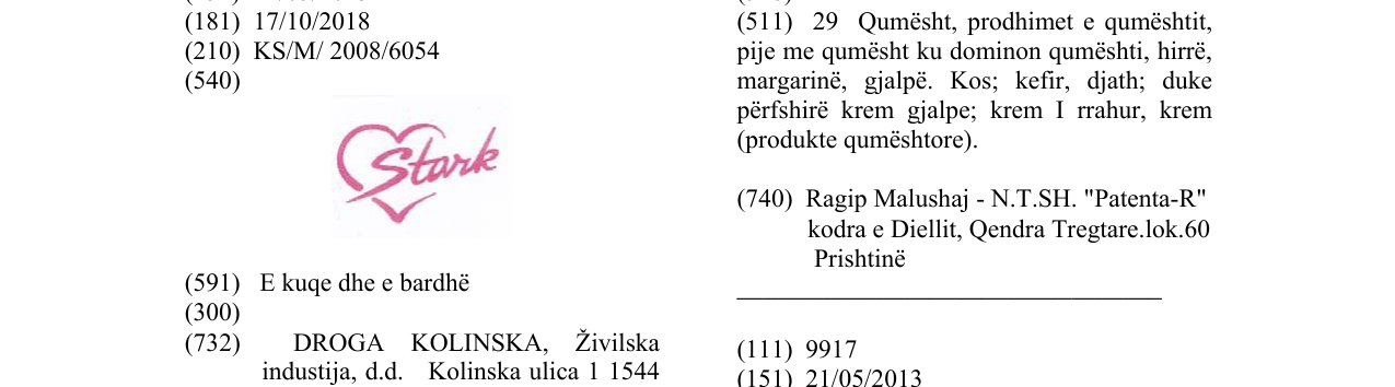 Zëri i markës STARK në buletin