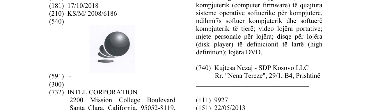Zëri i markës Markë figurative në buletin