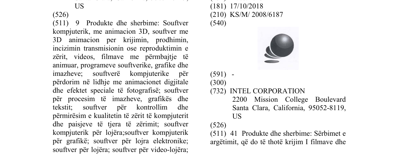 Zëri i markës Markë figurative në buletin