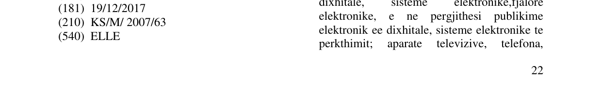 Zëri i markës ELLE në buletin