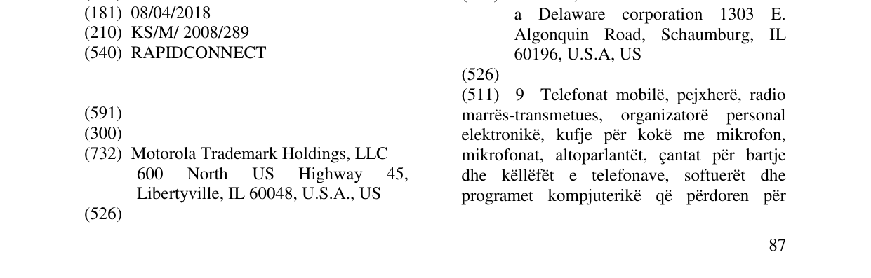 Zëri i markës RAPIDCONNECT në buletin