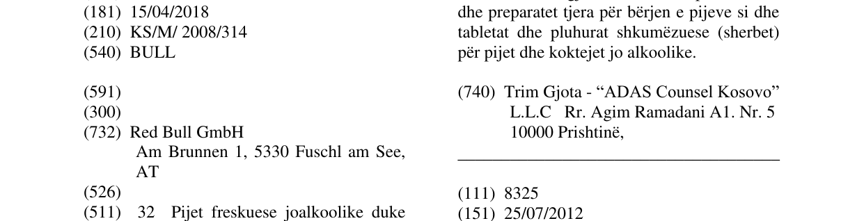 Zëri i markës BULL në buletin