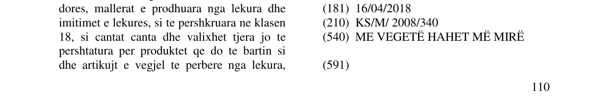 Zëri i markës ME VEGETË HAHET MË MIRË në buletin