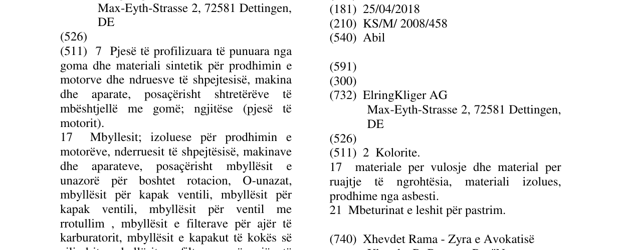 Zëri i markës Abil në buletin