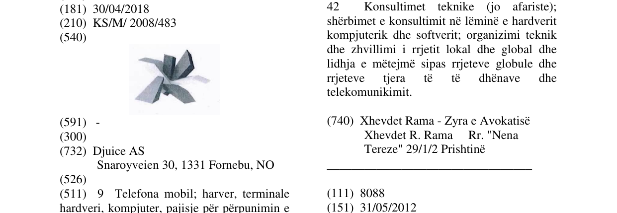 Zëri i markës DJUICE & DEVICE në buletin