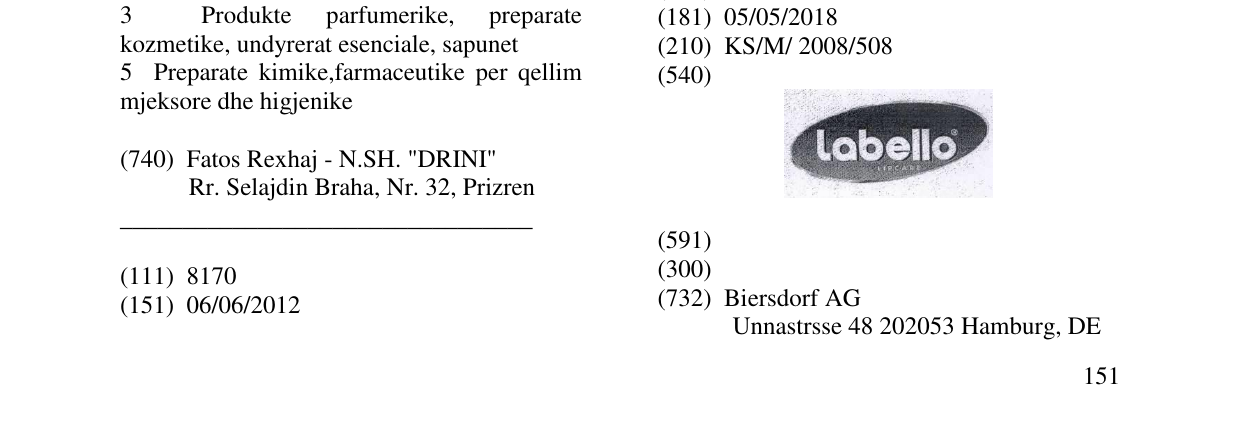 Zëri i markës LABELLA në buletin