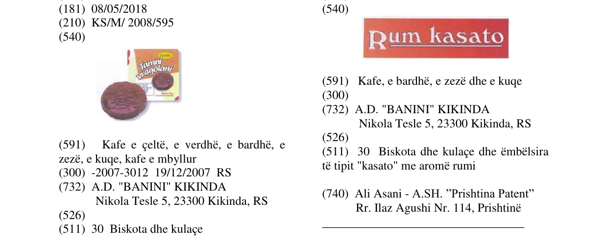Zëri i markës Tamni vragolani në buletin