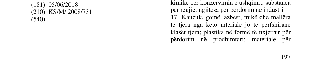 Zëri i markës Markë figurative në buletin