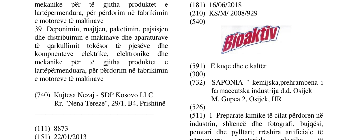 Zëri i markës BIOAKTIV në buletin
