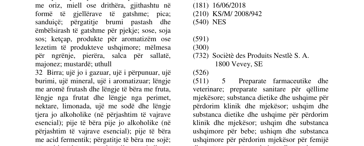 Zëri i markës NES në buletin