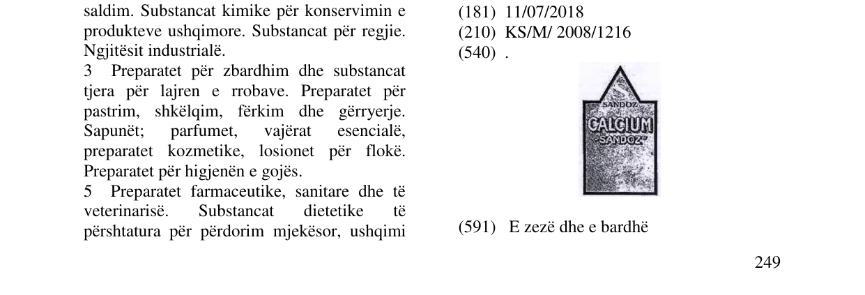 Zëri i markës . në buletin