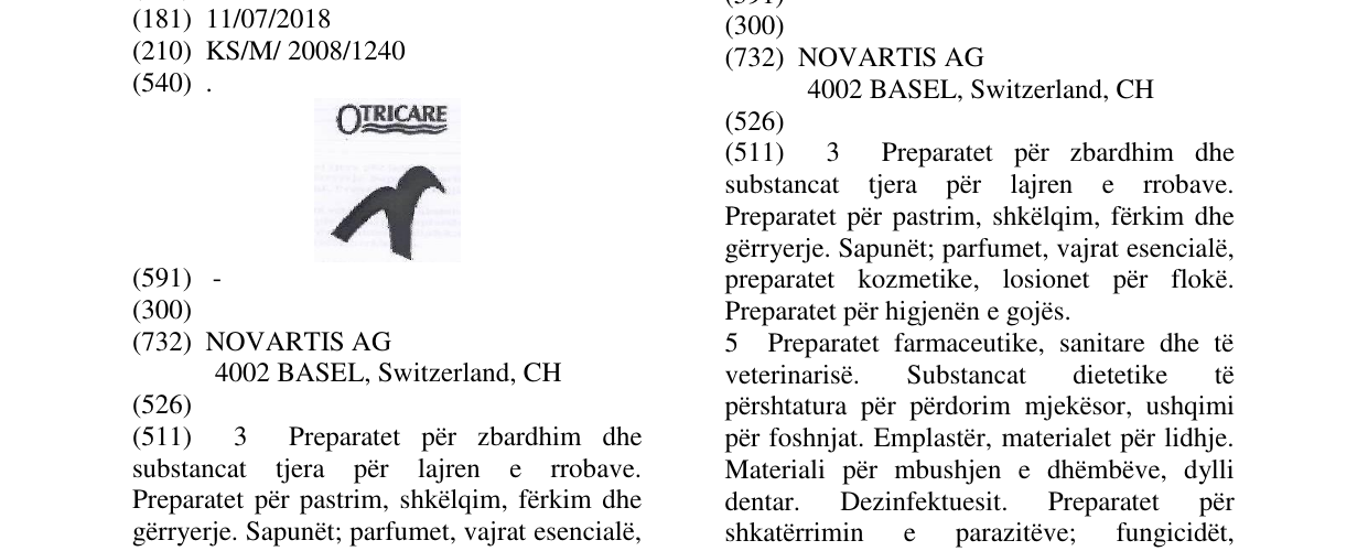 Zëri i markës . në buletin