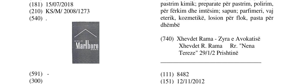 Zëri i markës . në buletin