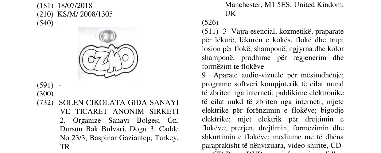 Zëri i markës . në buletin