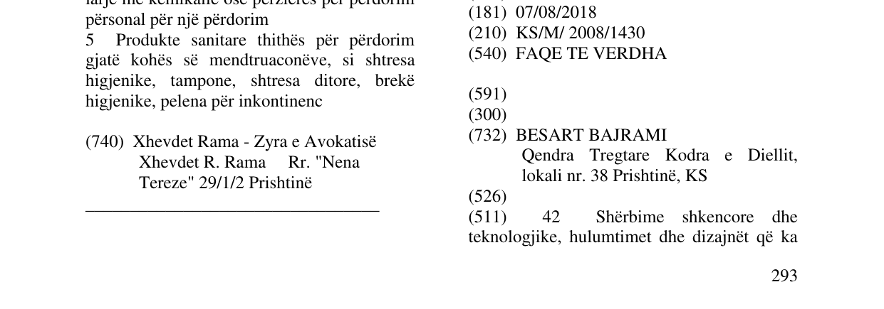Zëri i markës FAQE TE VERDHA në buletin