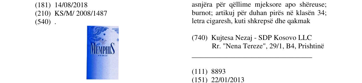 Zëri i markës . në buletin