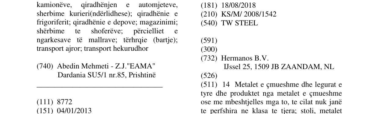 Zëri i markës TW STEEL në buletin
