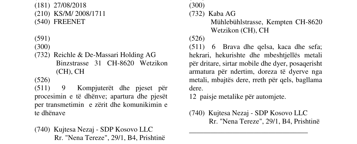 Zëri i markës FREENET në buletin