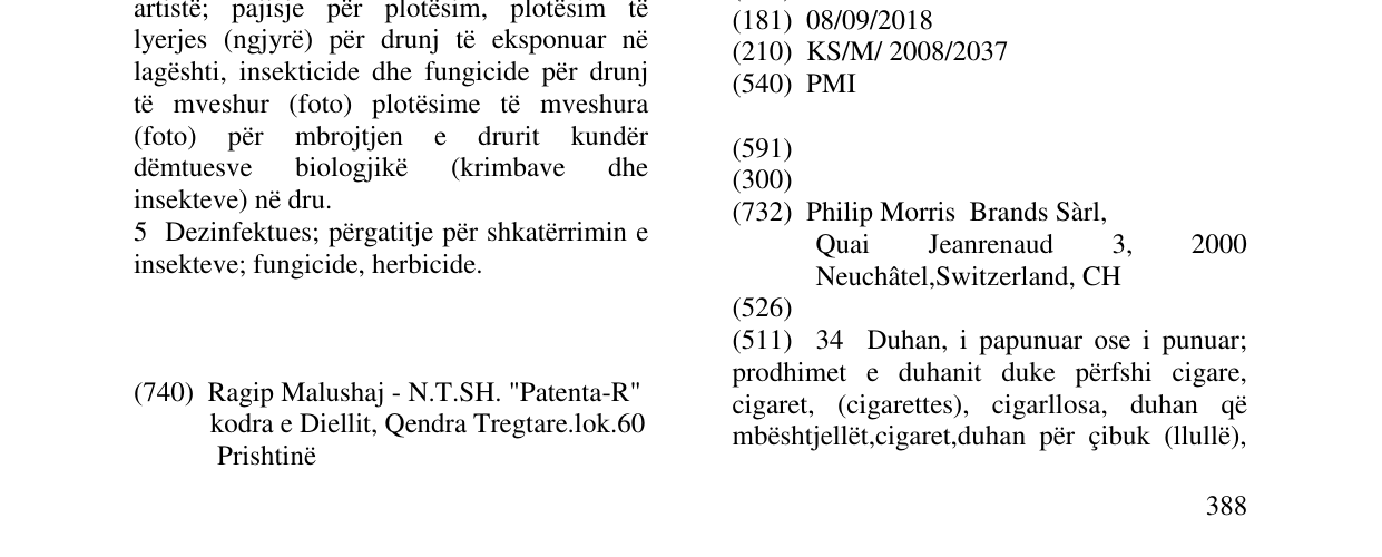 Zëri i markës PMI në buletin