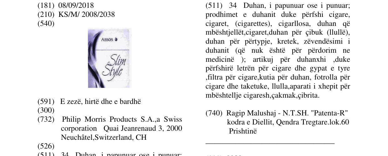 Zëri i markës ASSOS Slim Style në buletin