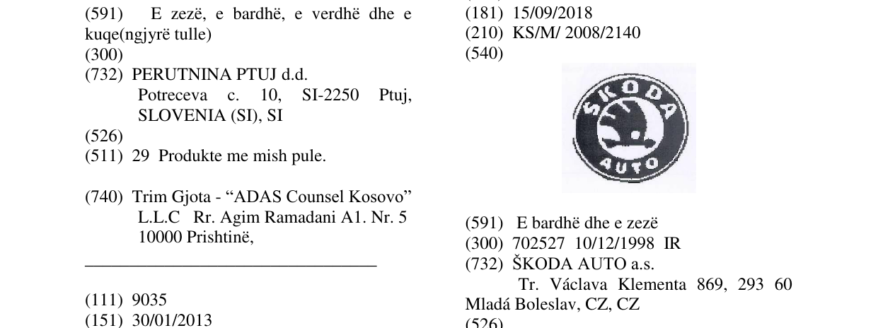 Zëri i markës ŠKODA AUTO në buletin