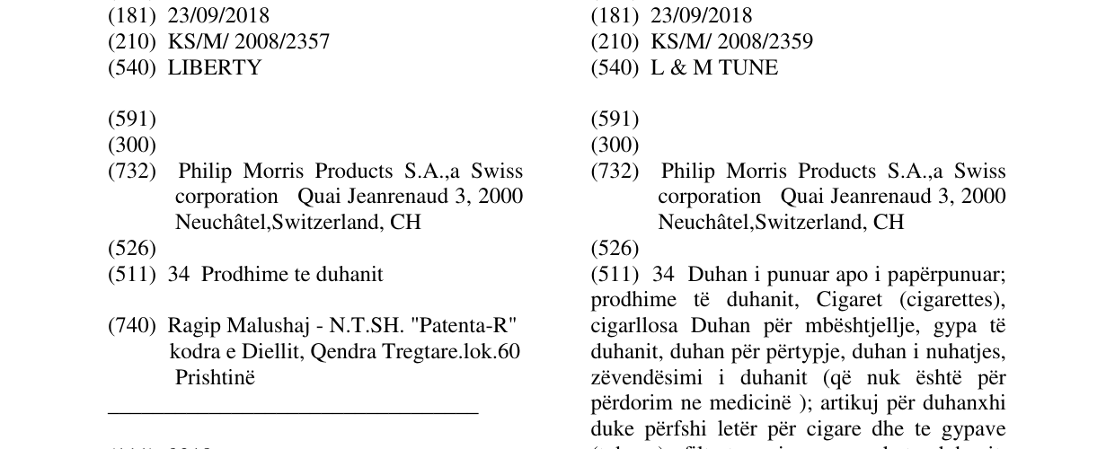 Zëri i markës L & M TUNE në buletin