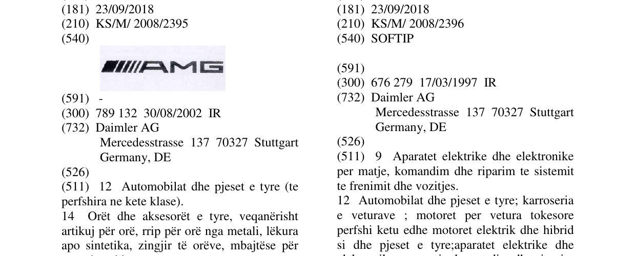 Zëri i markës SOFTIP në buletin