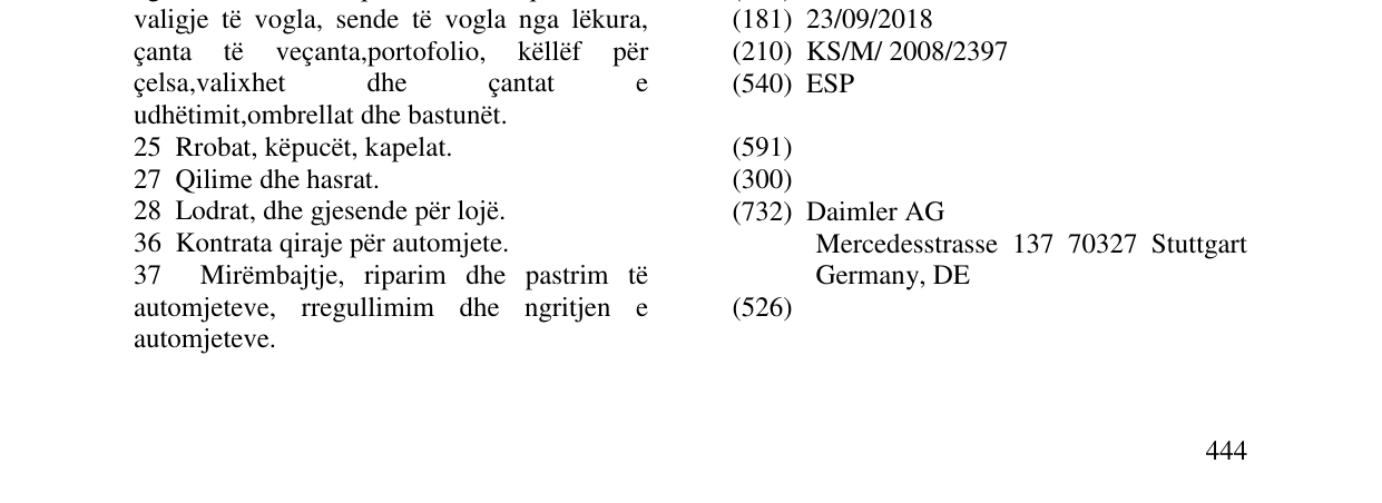 Zëri i markës ESP në buletin