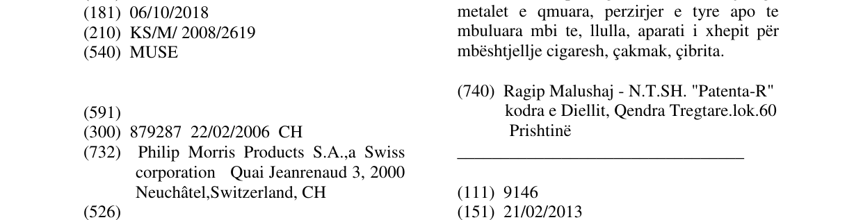 Zëri i markës MUSE në buletin