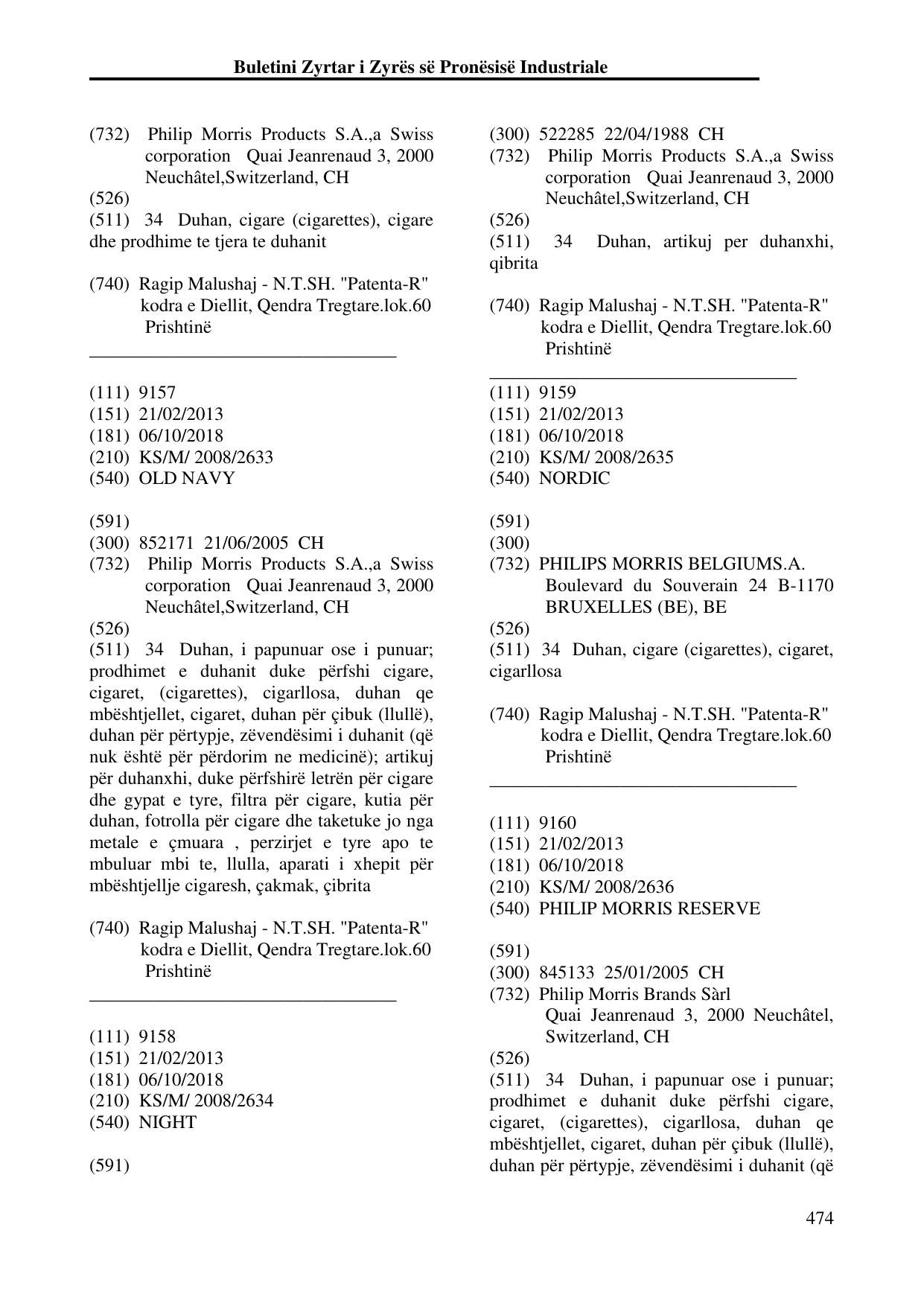 Faqja 474 e buletinit