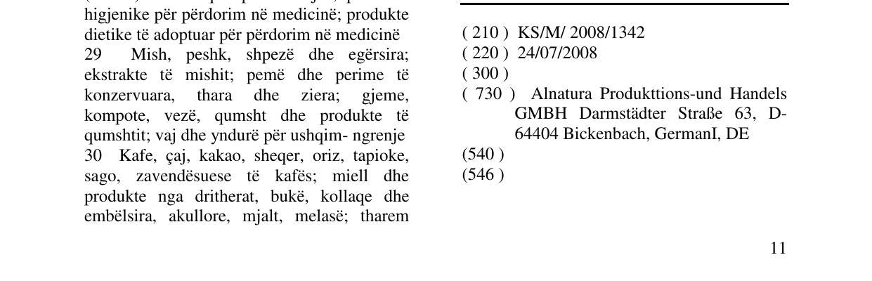 Zëri i markës Cotton People organic në buletin