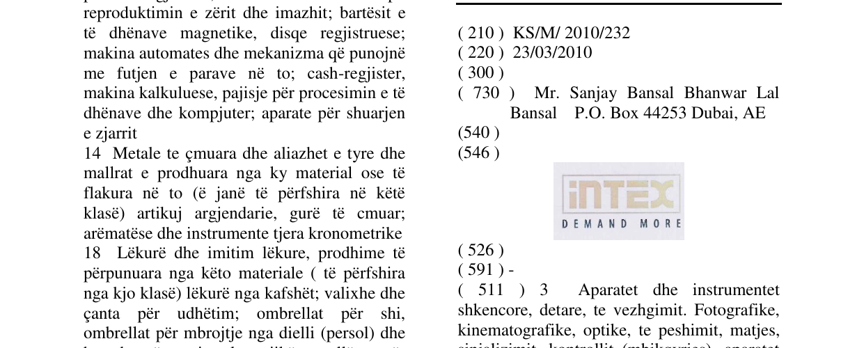 Zëri i markës inTEX DEMAND MORE në buletin