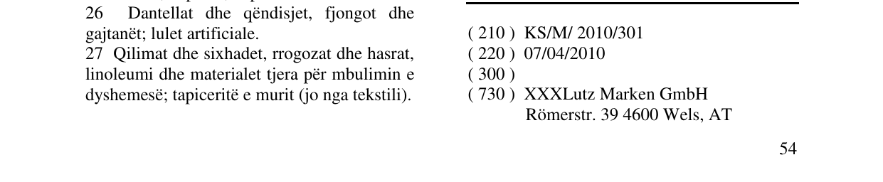 Zëri i markës mömaX në buletin