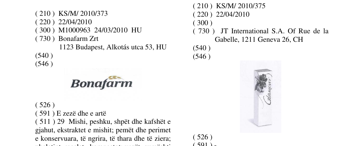 Zëri i markës Bonafarm në buletin