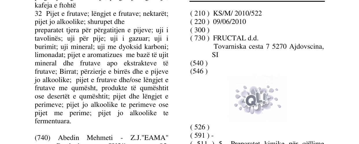 Zëri i markës QL! në buletin
