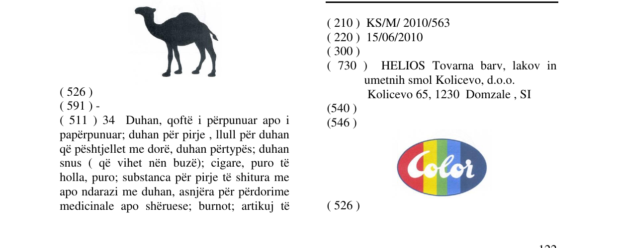 Zëri i markës Color në buletin