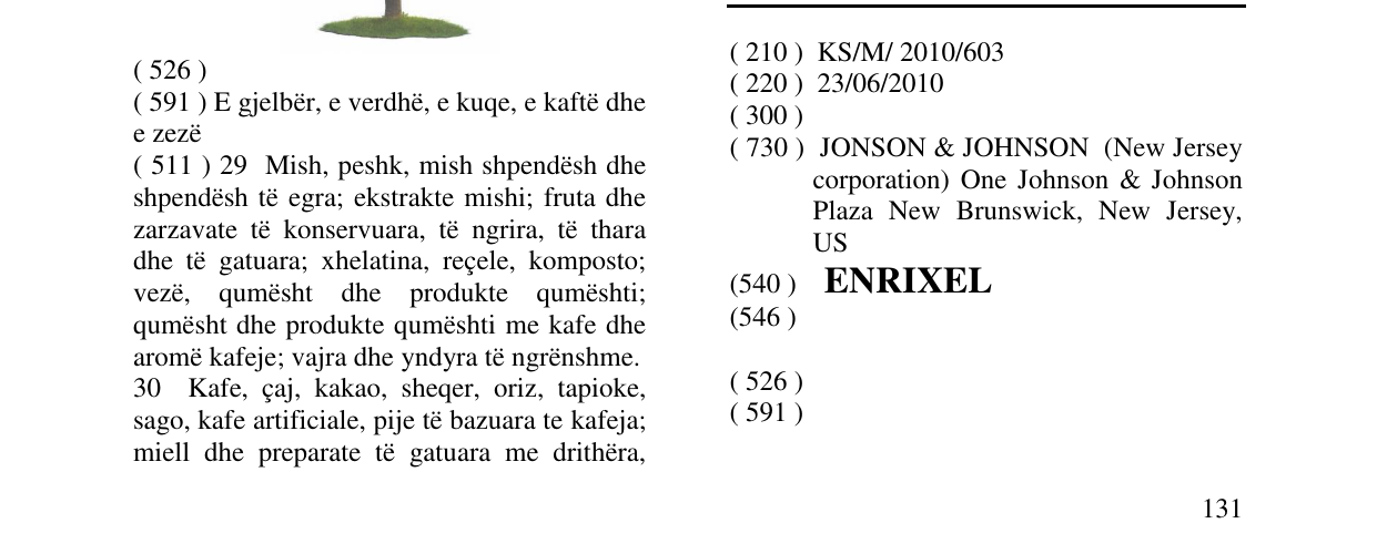 Zëri i markës ENRIXEL në buletin