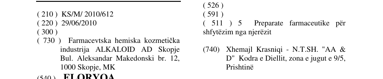 Zëri i markës ELORYQA në buletin