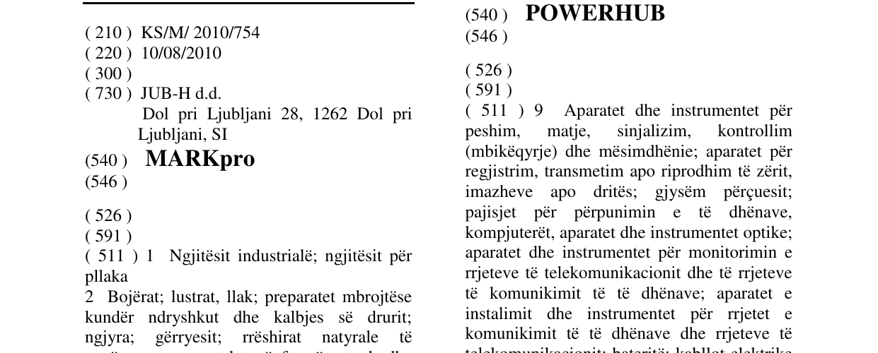 Zëri i markës MARKpro në buletin