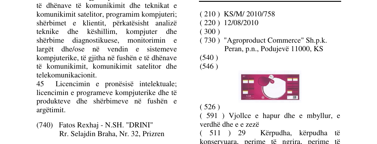 Zëri i markës apc në buletin