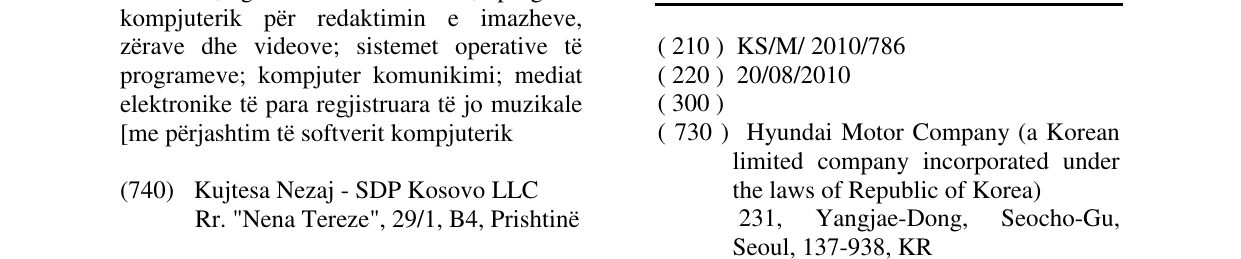 Zëri i markës BLUELINK në buletin